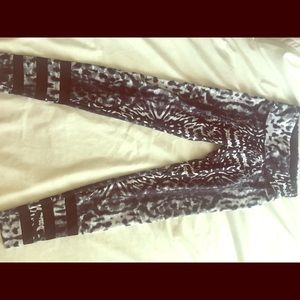 Flywheel zebra leggings. Worn once